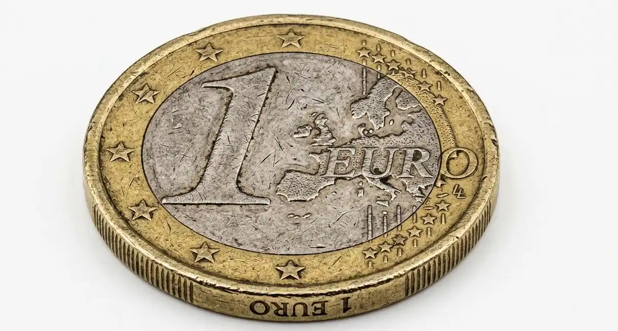 moneta da 1 euro rara contrasto dettagli